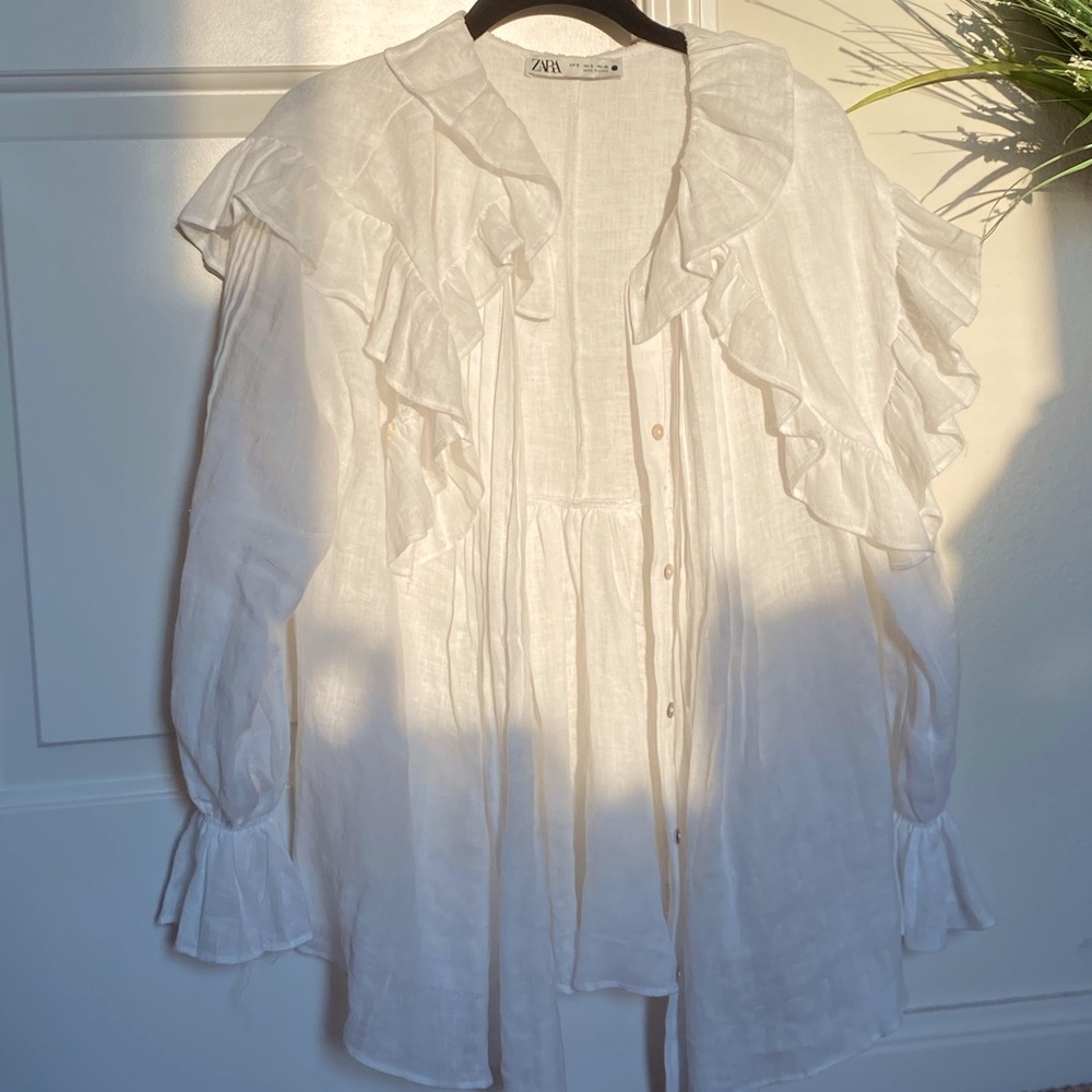 Zara linen shirt